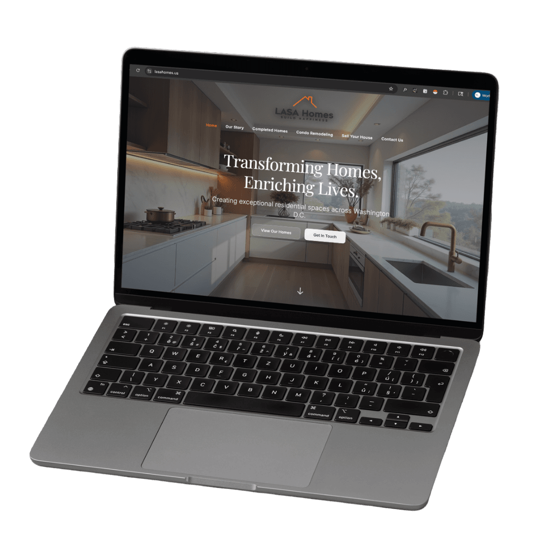 Premium website design preview